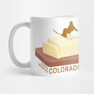 Ski Butter Carving | Copper Mountain Colorado Mug